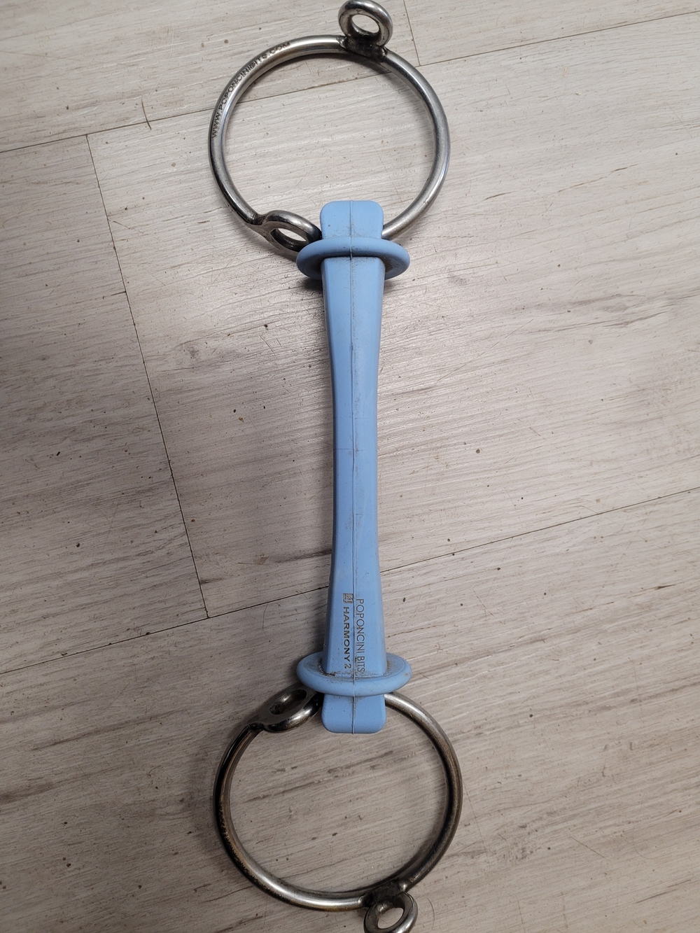 Blue Silicone Horse Bit - Unbranded